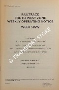 Book cover of Weekly Operating Notice containing Temporary Speed Restrictions, Temporary Engineering Works, Signalling & Permanent Way Alterations, General Instructions and Notices, 9 to 15 March 1996 by Railtrack South West